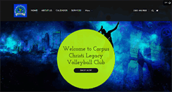 Desktop Screenshot of cclegacyvolleyball.com